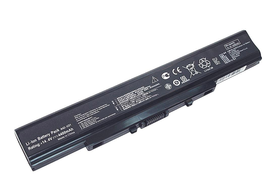 Аккумулятор для ноутбука Asus A32-U31 U31 14.4V 5200 mAh (065060)