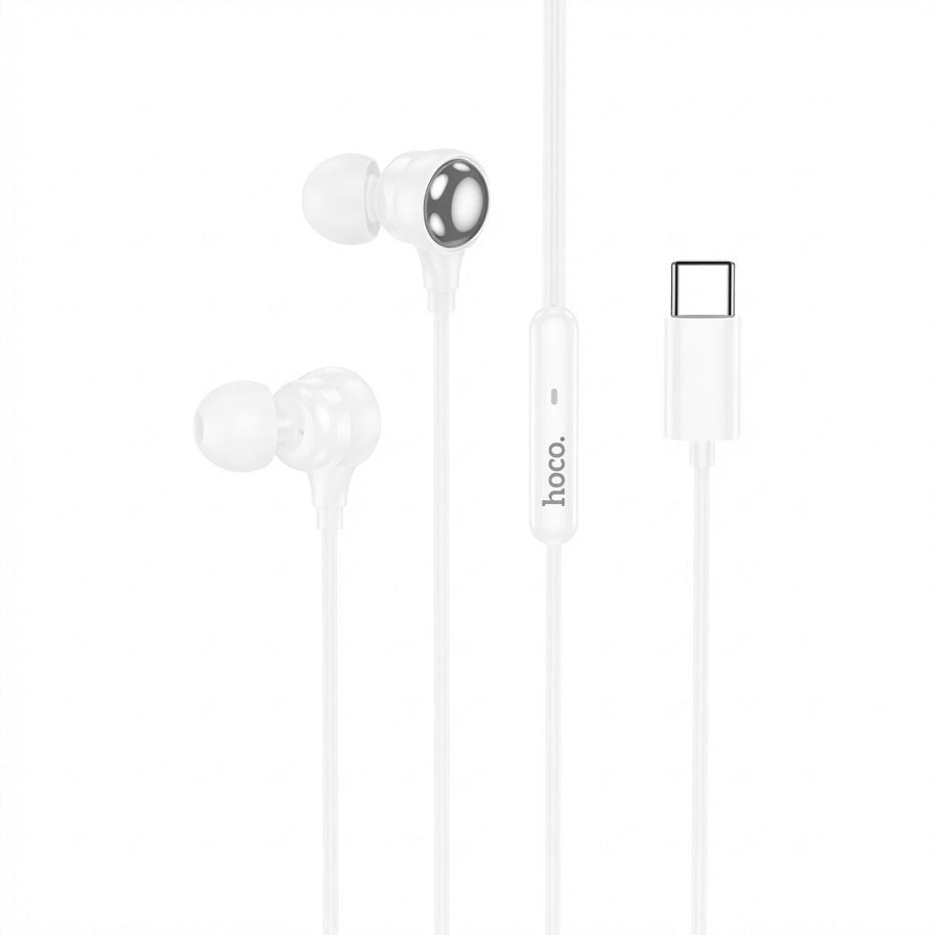 Наушники Hoco M116 Type-C вакуумные с микрофоном Hi-Fi стерео 1,2 м Белый (32157428) Наушники Hoco M116 Type-C вакуумные с микрофоном Hi-Fi стерео 1,2 м Белый (32157428)