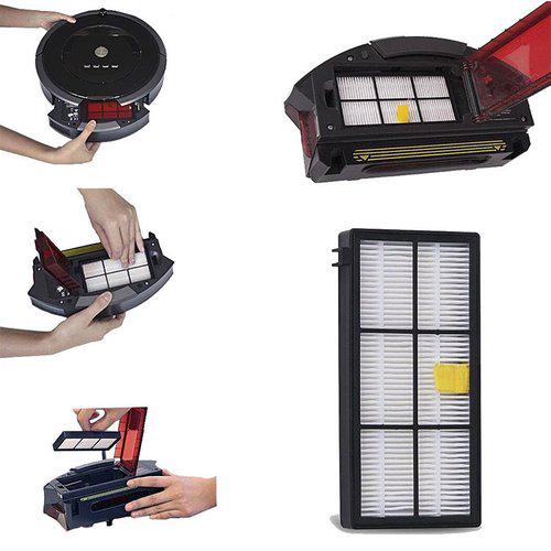 Фільтр повітряний НЕРА для робота-пилососа Irobot Roomba 800/860/870/880/890/900/960/980 2 шт. (FTRIN7-3) - фото 7 Фільтр повітряний НЕРА для робота-пилососа Irobot Roomba 800/860/870/880/890/900/960/980 2 шт. (FTRIN7-3) - фото 7