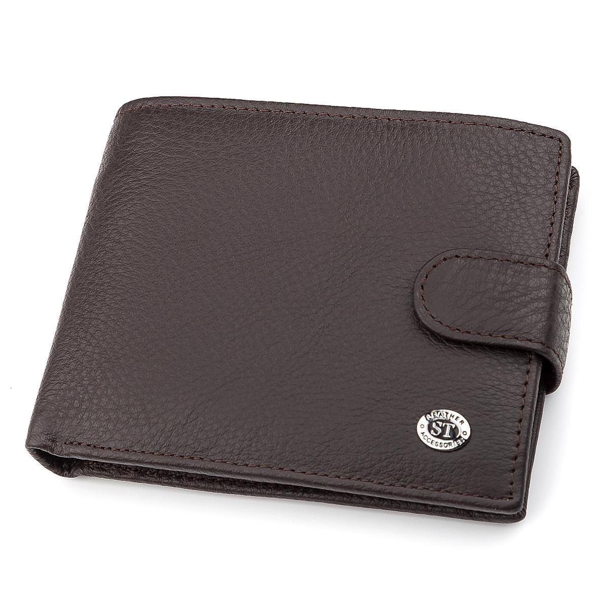 Мужской кошелек ST Leather 18330 Коричневый (ST137)