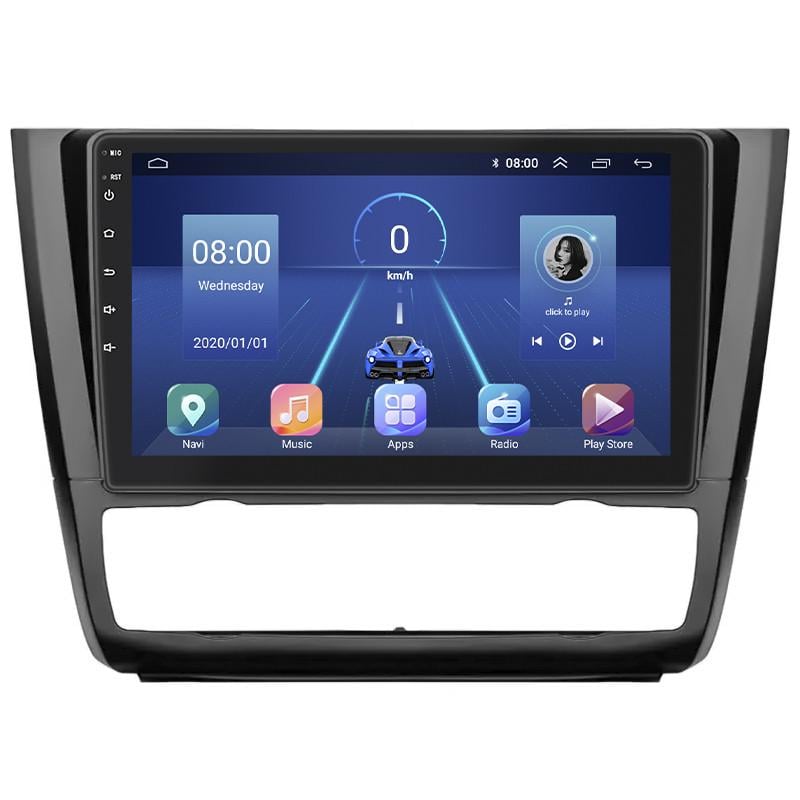 Магнитола штатная Lesko BMW 1 серии I (E81/E82/E87/E88) Restyling 2007-2011 экран 9" 4/32Gb 4G Wi-Fi GPS Top