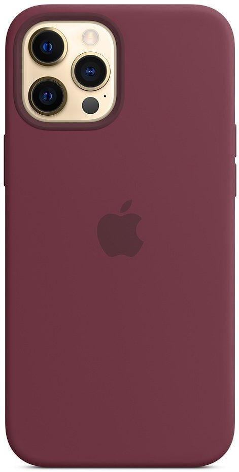Чохол силіконовий оригінальний Silicone Case with MagSafe для Apple Iphone 12 Pro Max (6.7") Plum - фото 5