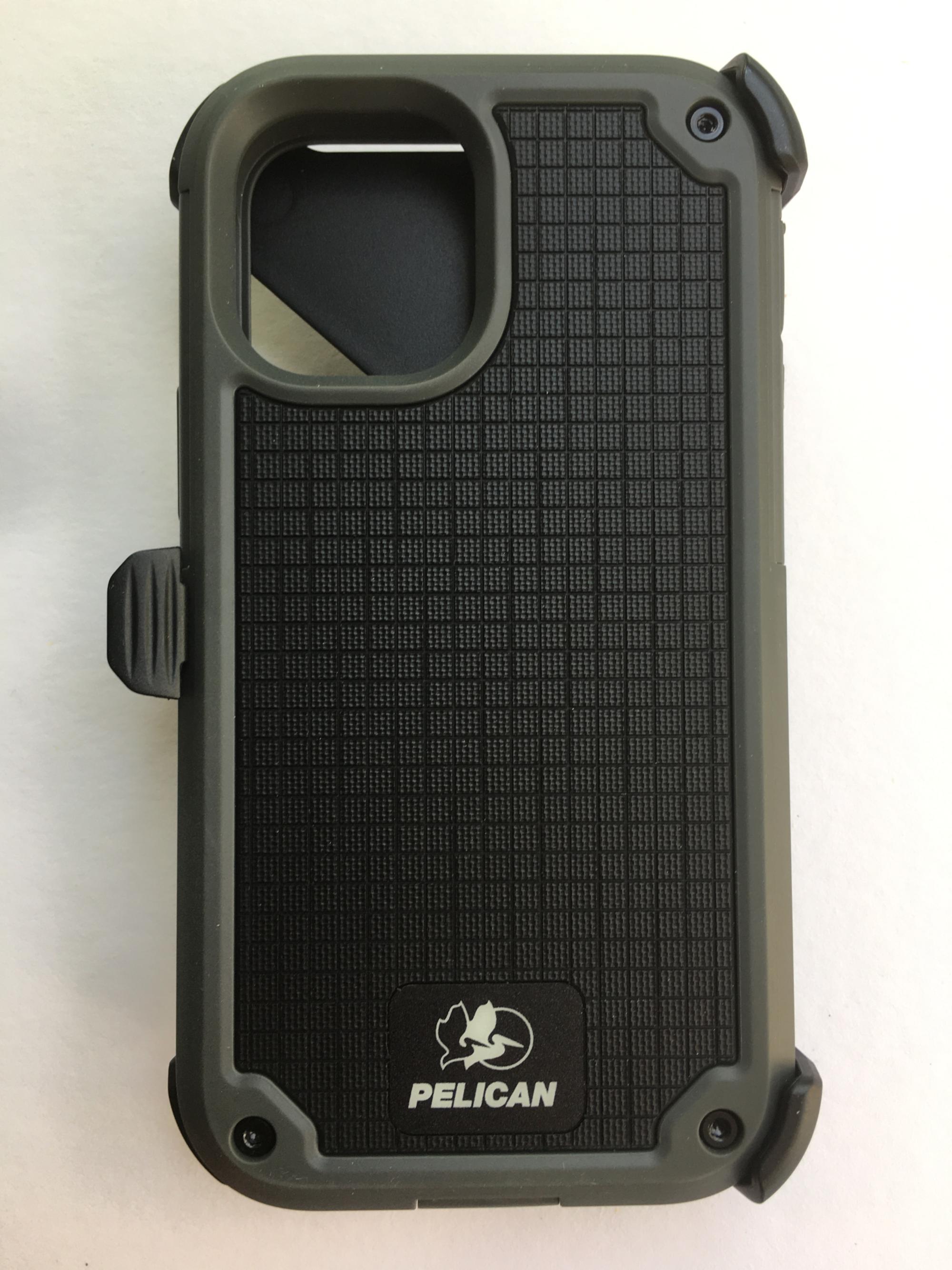 Чохол протиударний з кліпсою Pelican Shield G10 для iPhone 12/12 Pro (6.1") Grey