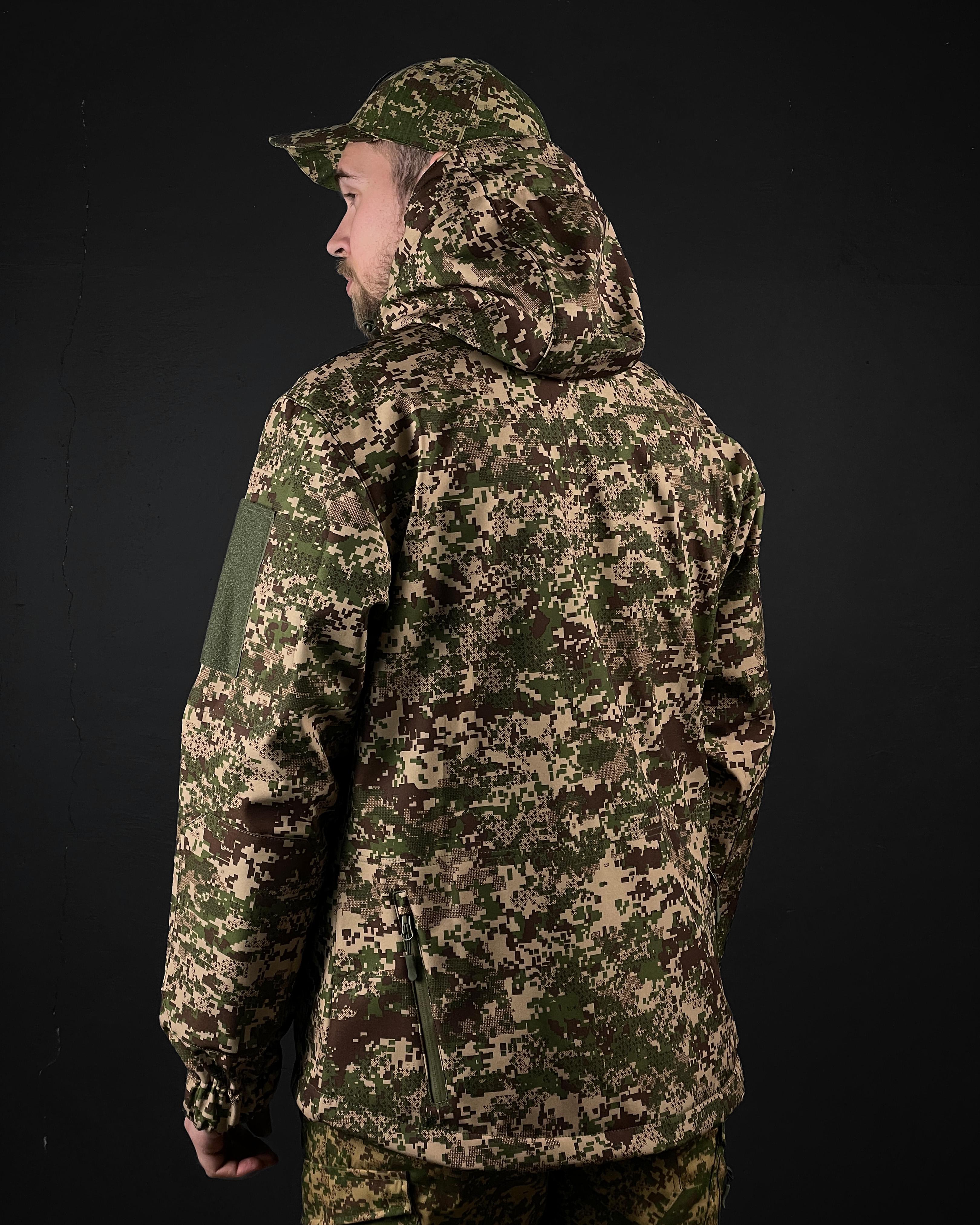 Куртка военная Cooperr Soft Shell II XS Хищник (KUR-1.6.5XL) - фото 4
