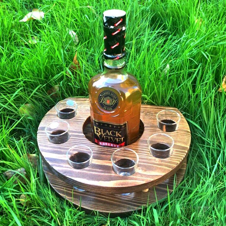 Подставка для рюмок из дерева Мануэль 35 Мускат (НБС-350407)