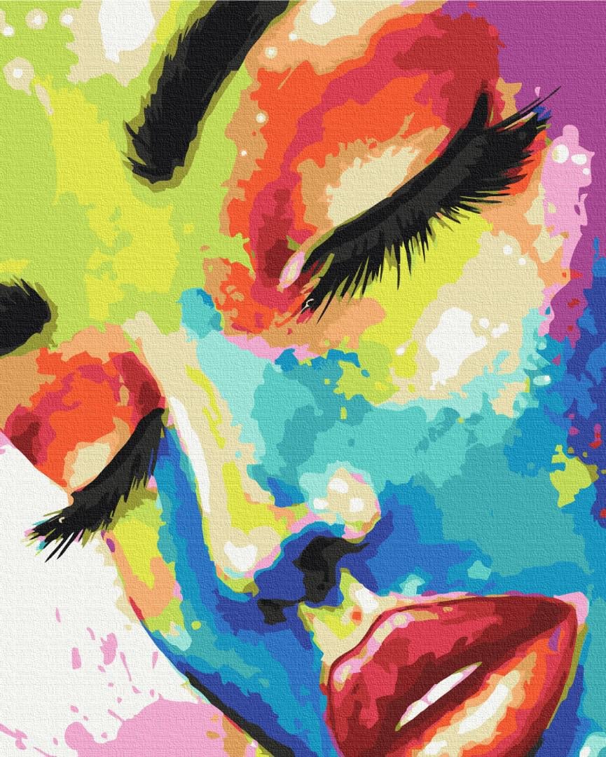 Картина по номерам Brushme Женщина в красках 48x60 см (BS37607L) Картина по номерам Brushme Женщина в красках 48x60 см (BS37607L)