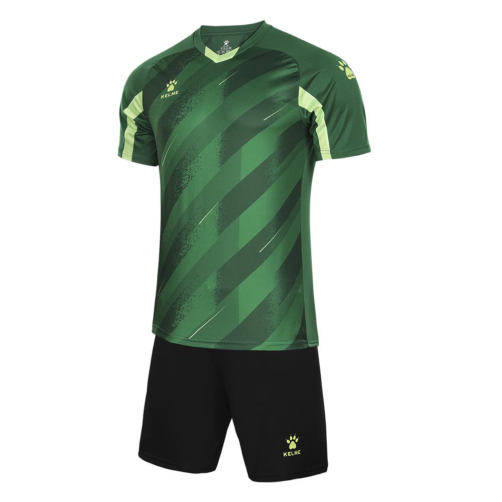 Комплект футбольной формы Kelme Inter к/р 2XL Зеленый