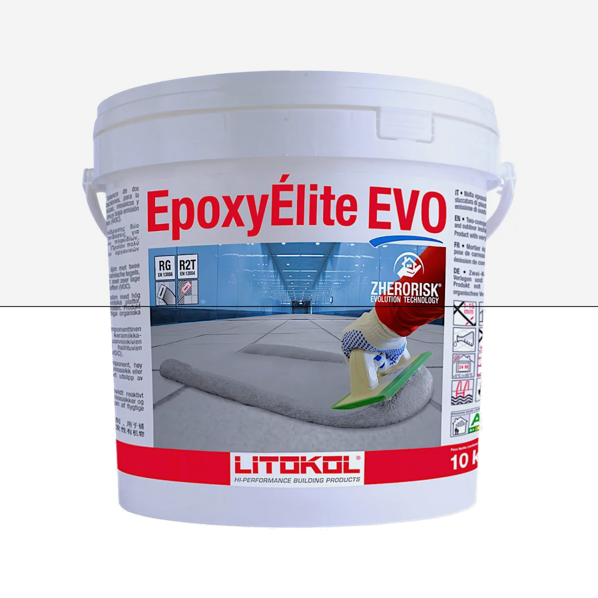 Затирка для швів плитки епоксидна Litokol EpoxyElite EVO 100 10 кг Білий