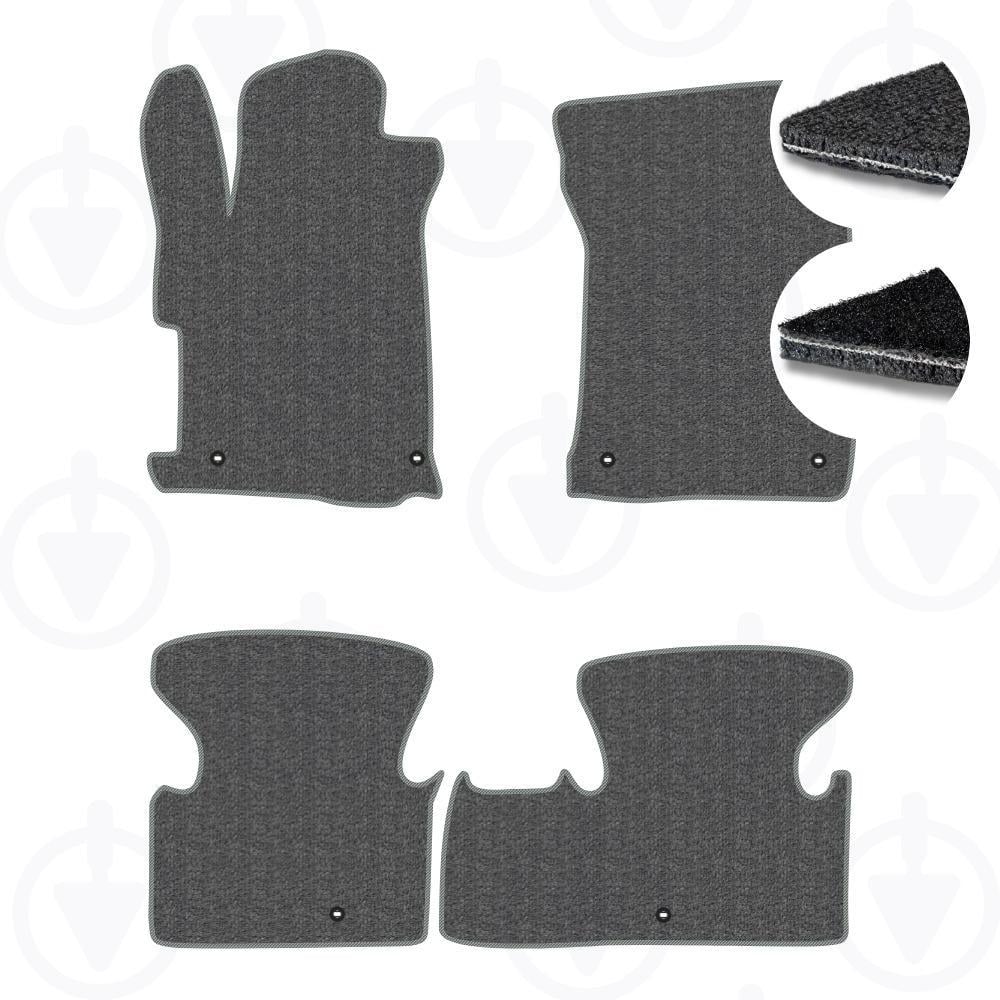 Комплект ковриков в салон Star-Tex для Acura ILX 2015-2022 р. текстиль/VAG Графит/Серый (10001-65-55-58)