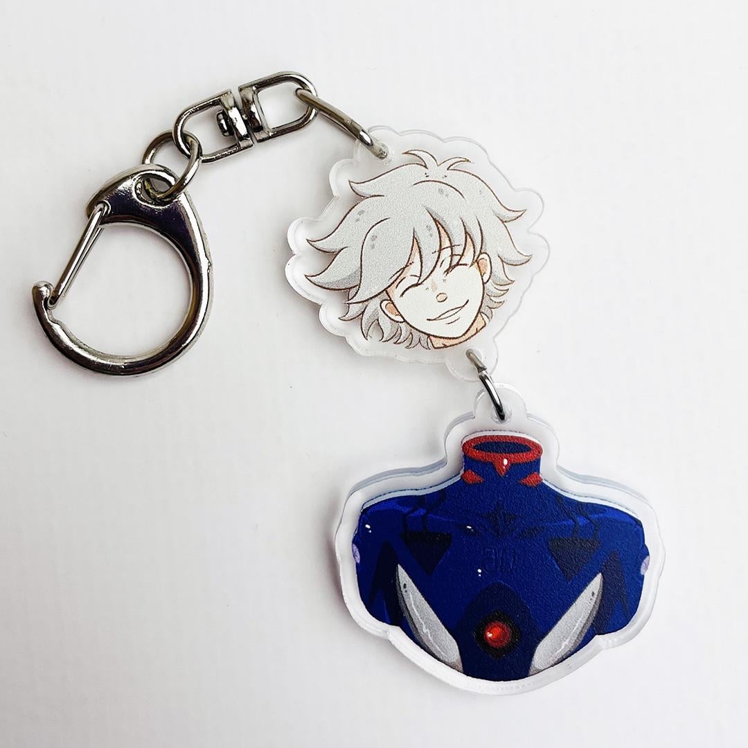 Брелок акриловый Evangelion Kaworu (00000002807)