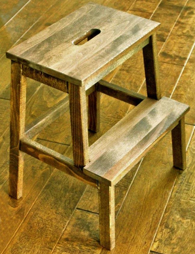 Скамейка-ступенька из дерева Криндар Мускат (ССТ-008407)