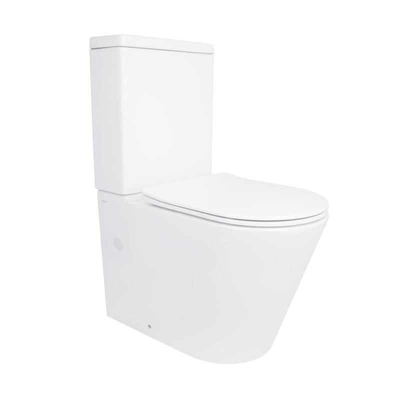 Компакт Qtap Stork/Swan безобедочный с сиденьем Soft-close QT15222179W (2622383671)