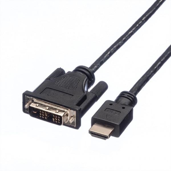 Кабель Roline HDMI M - DVI 18M 10 м Черный (11.04.5553-5) Кабель Roline HDMI M - DVI 18M 10 м Черный (11.04.5553-5)
