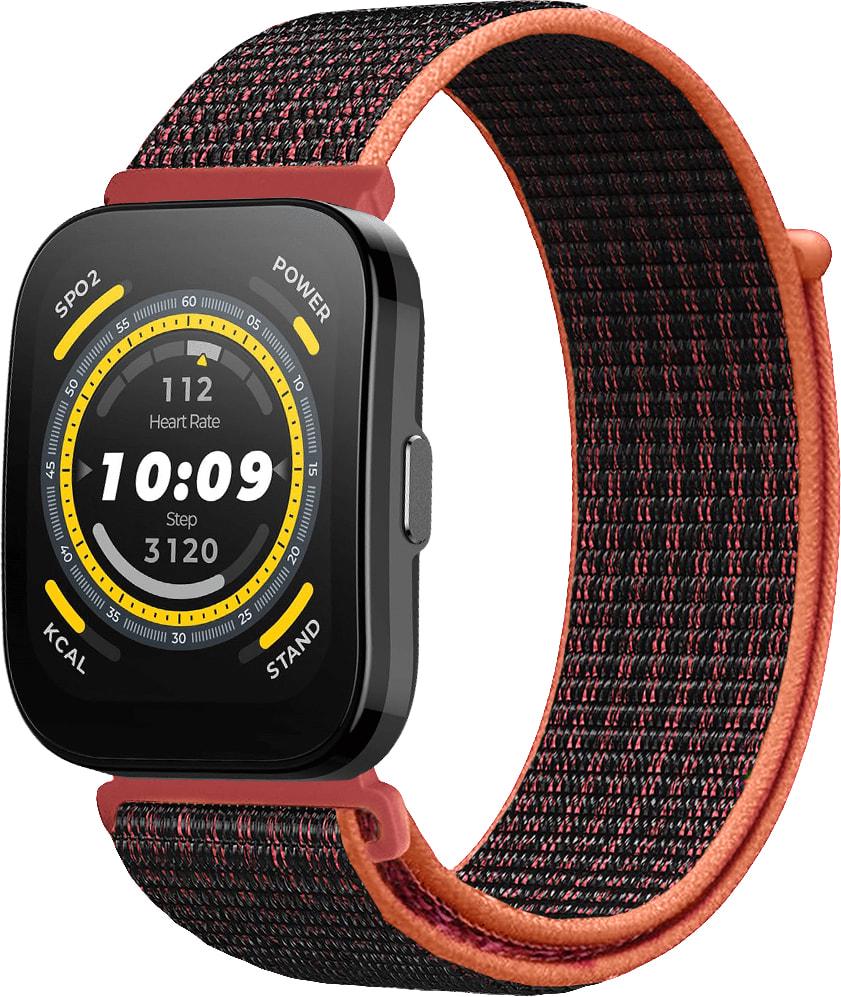 Ремешок нейлоновый Sport Loop для Amazfit Bip 5 Black/Red (34346-44)