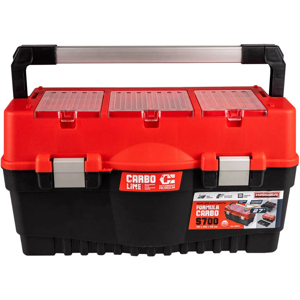 Ящик для инструментов Haisser Formula S700 Carbo Alu 595x289x328 мм (90075)