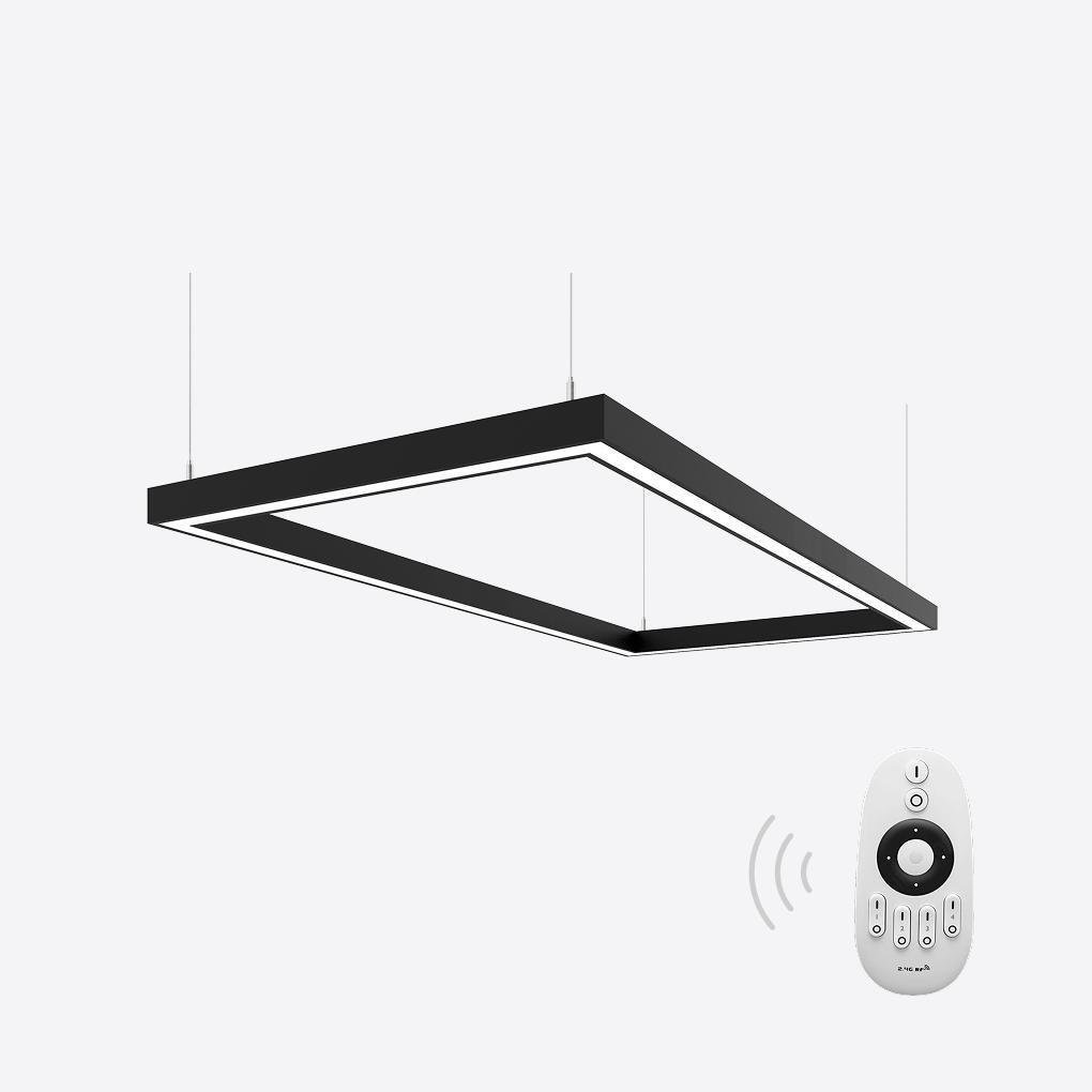 Светильник светодиодный X-LED дымчатый 180 Вт прямоугольник 1240x640x43 мм Черный (LSNP-180db) - фото 2 Светильник светодиодный X-LED дымчатый 180 Вт прямоугольник 1240x640x43 мм Черный (LSNP-180db) - фото 2