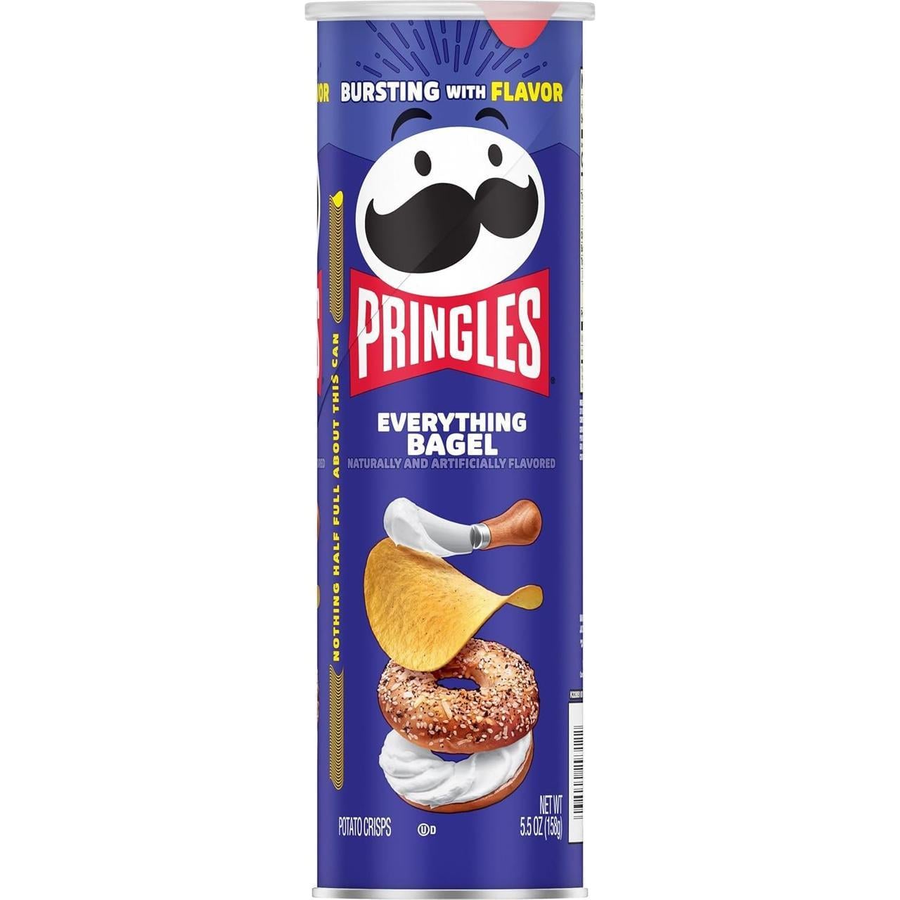 Чипсы Pringles Everything Bagel Potato Crisps Chips 158 г (2316282412)