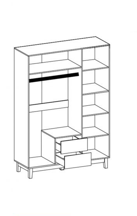 Спальня Мебель Сервис Глория Дуб Самоа/Белый (08458-01) - фото 5 Спальня Мебель Сервис Глория Дуб Самоа/Белый (08458-01) - фото 5