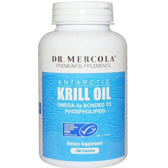 Масло криля Dr. Mercola Antarctic Krill Oil 180 капс.