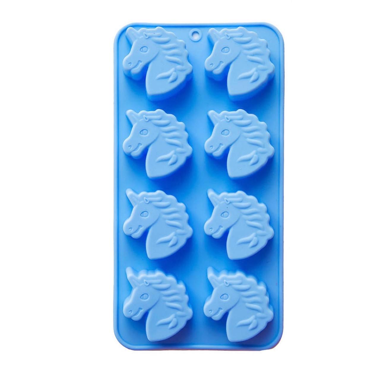 Форма для випічки десертів/льоду та цукерок Єдинороги силіконова 8 осередків (b25d038d) Форма для випічки десертів/льоду та цукерок Єдинороги силіконова 8 осередків (b25d038d)