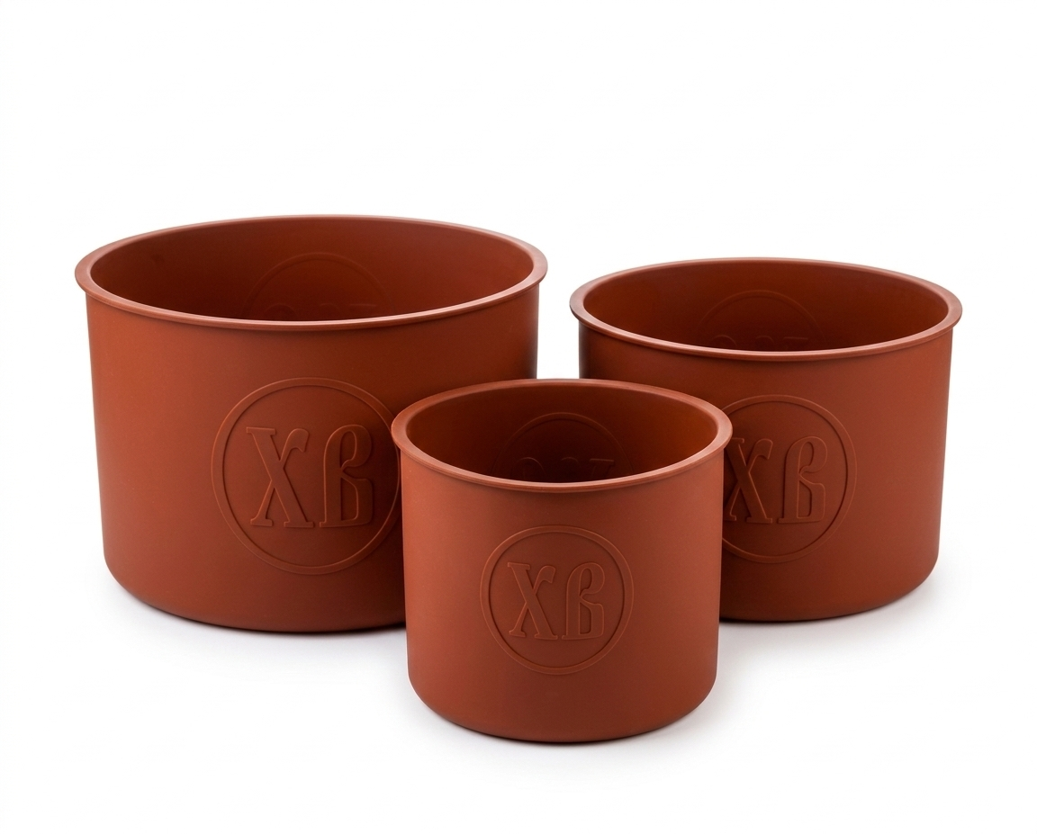 Набір форм для пасок силіконові 3 шт. 10/12/14 см Brown (32992667) Набір форм для пасок силіконові 3 шт. 10/12/14 см Brown (32992667)