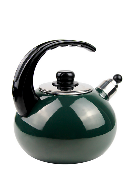 Чайник со свистком Kamille Vizo эмалированный с двойным дном для газа и индукции 2,5 л Зеленый (1039D) - фото 7 Чайник со свистком Kamille Vizo эмалированный с двойным дном для газа и индукции 2,5 л Зеленый (1039D) - фото 7