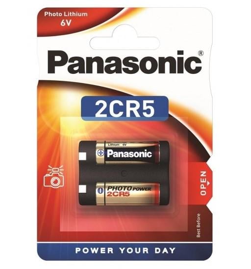 Батарейка литиевая Panasonic 2CR5 6V 2 шт. (2CR-5L/1BP)