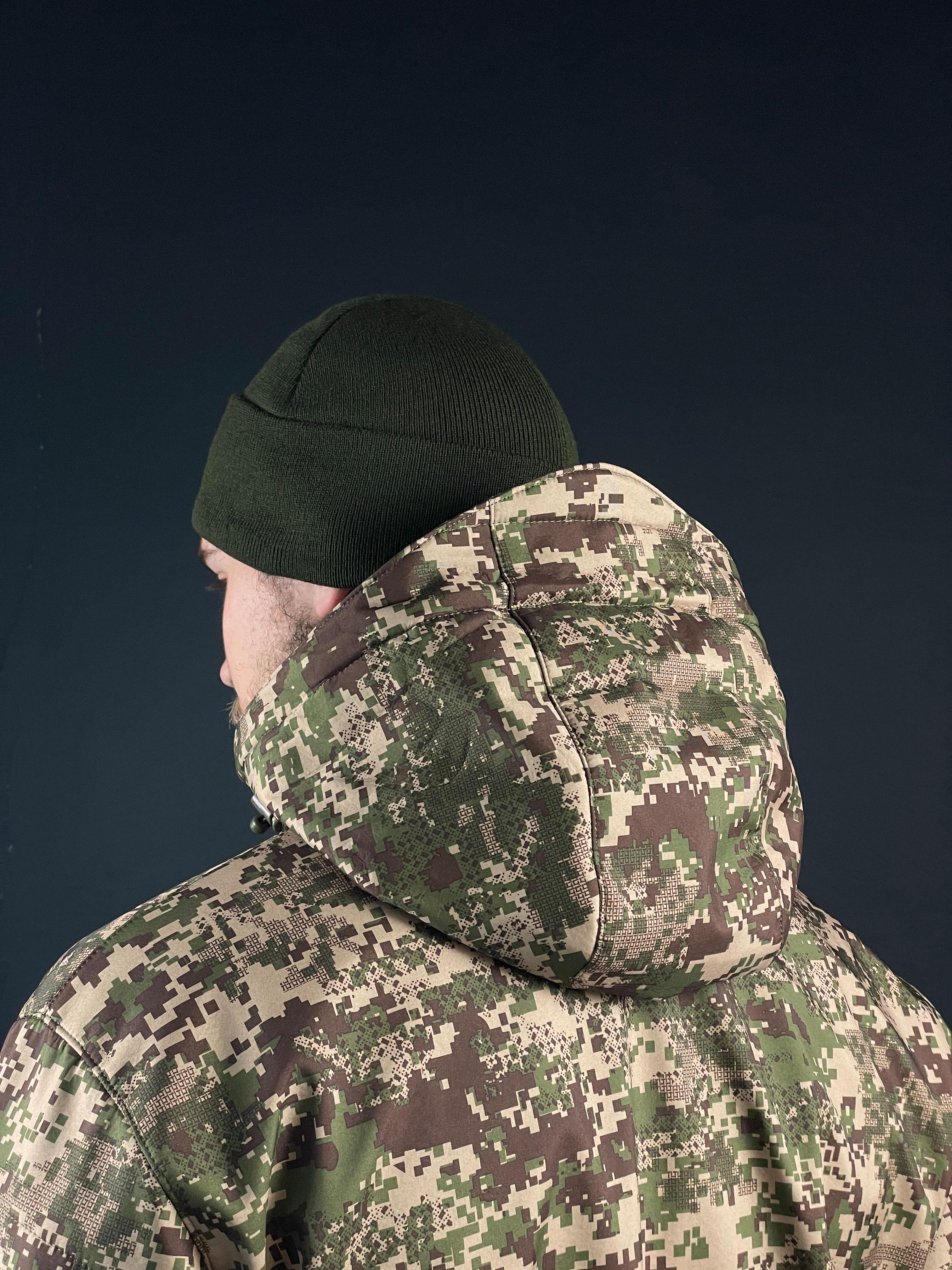 Військова куртка COOPERR Soft Shell III з прихованим капюшоном XL Хижак (KUR-10.2.XL) - фото 4 Військова куртка COOPERR Soft Shell III з прихованим капюшоном XL Хижак (KUR-10.2.XL) - фото 4