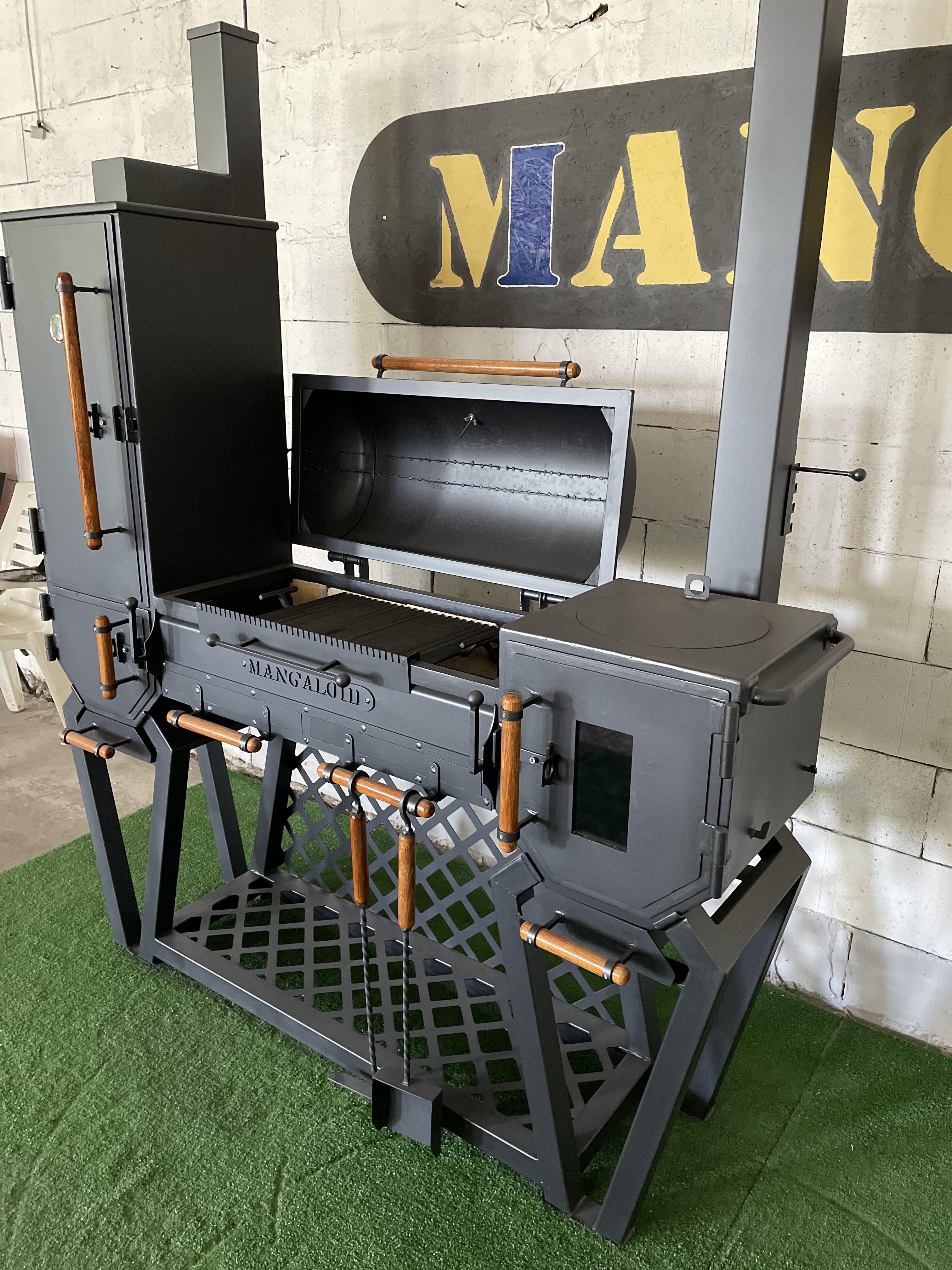 Модульный коптильный комплекс MANGALOID с печью под казан (1) - фото 4