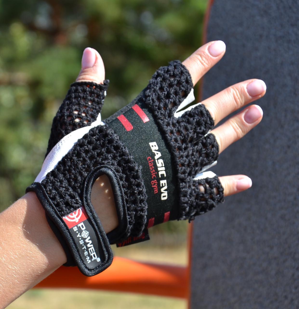 Перчатки для фитнеса Power System PS-2100 Basic EVO M Black/Red Line (A-012158) - фото 2 Перчатки для фитнеса Power System PS-2100 Basic EVO M Black/Red Line (A-012158) - фото 2