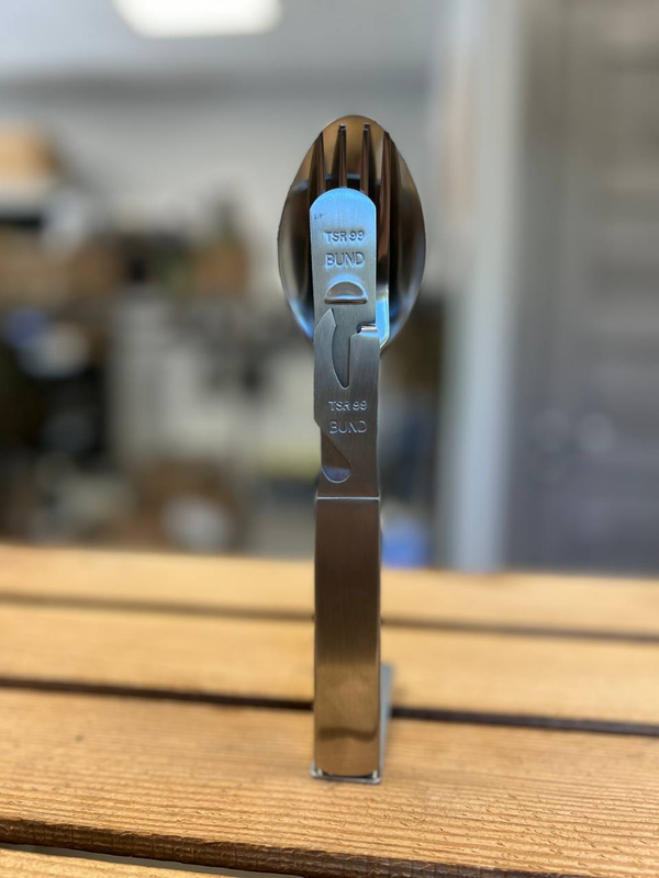 Набір столовий армійский Mil-Tec BW Essbesteck 4-TLG S/Steel (14622000-4) - фото 4