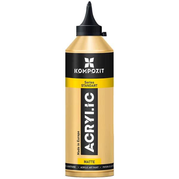 Акриловая краска ART Kompozit Standart 015 500 мл Кадмий желтый (KT500015) - фото 1