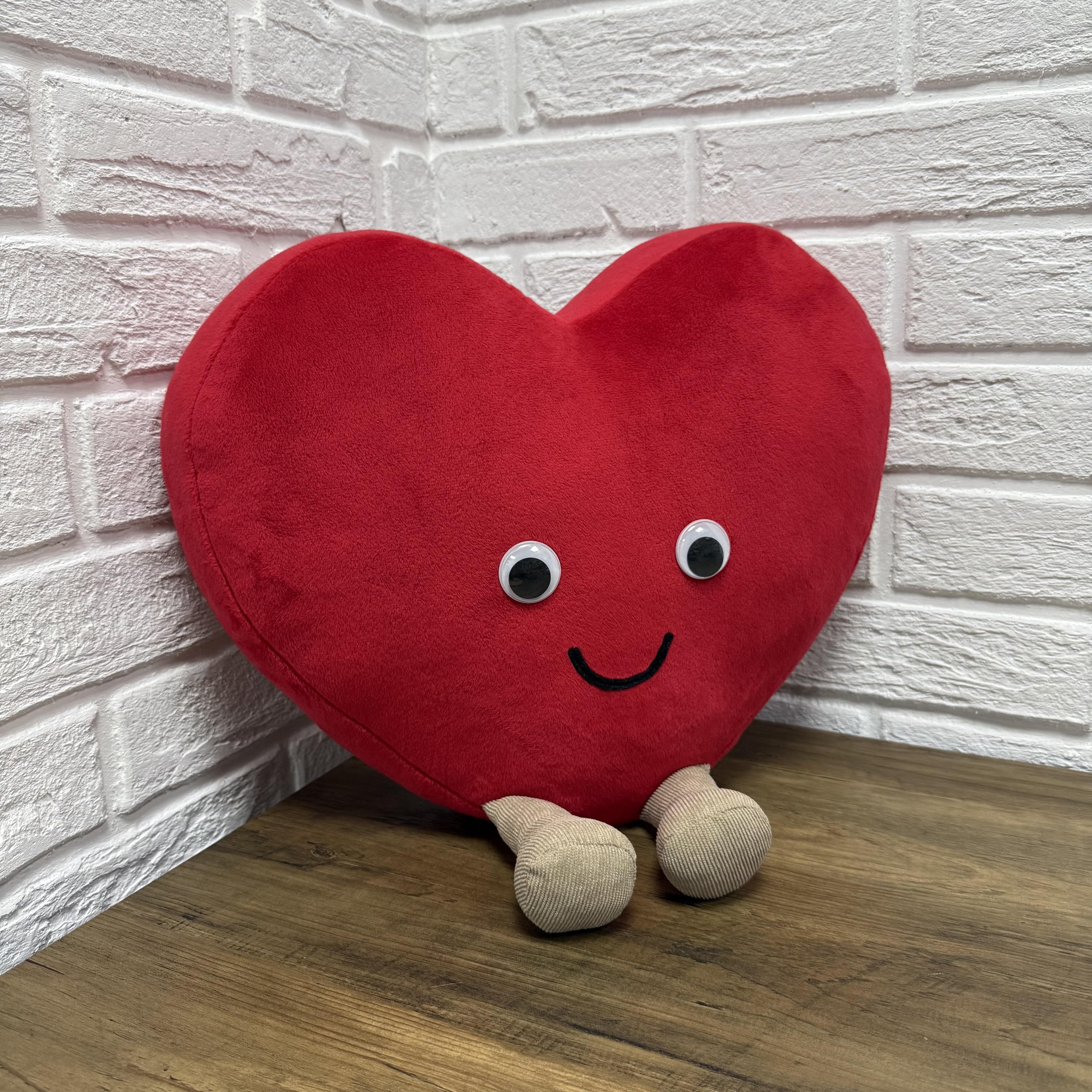 Подушка Comfort Home Сердце happy плюшевая h40 см