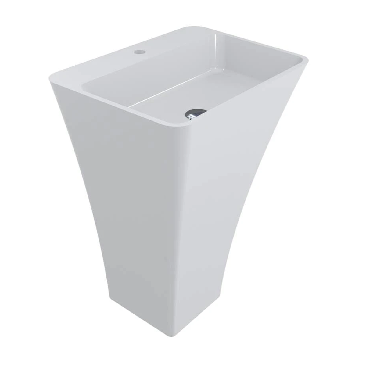 Напольный умывальник Miraggio Sun прямоугольный 600x450 мм Белый (MG-0002390)