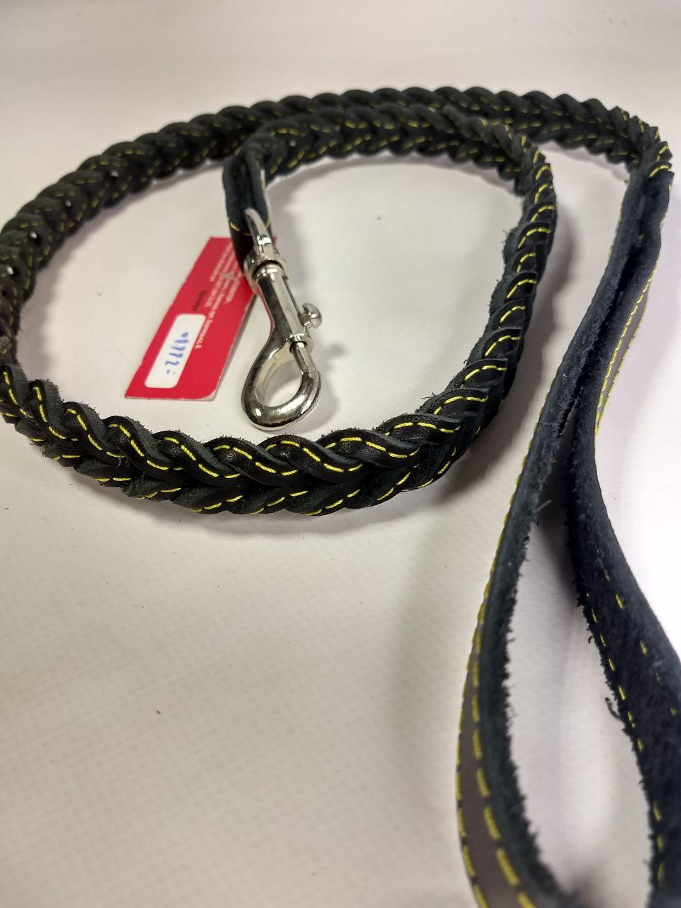 Повідець Happy Pets Ultra Style Коса №24 Чорний - фото 2 Повідець Happy Pets Ultra Style Коса №24 Чорний - фото 2