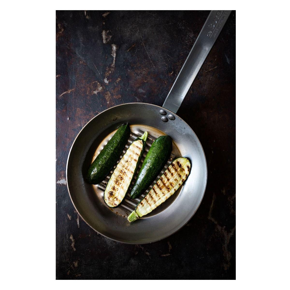 Сковорідка гриль deBuyer D-5530-30 30 см Carbon ( D-5530-30) - фото 2 Сковорідка гриль deBuyer D-5530-30 30 см Carbon ( D-5530-30) - фото 2