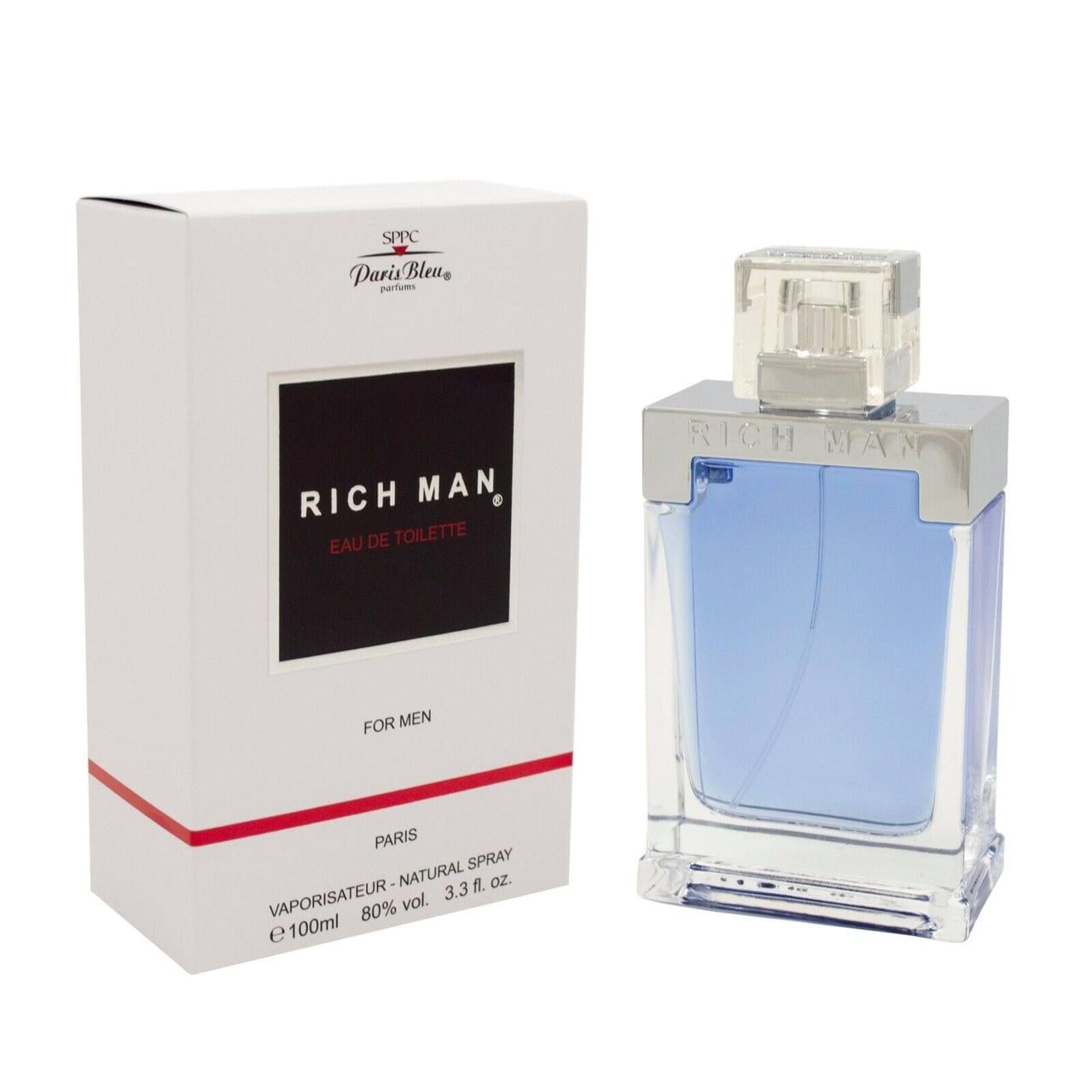 Туалетная вода для мужчин Paris Bleu Rich Man 100 мл (26349596)