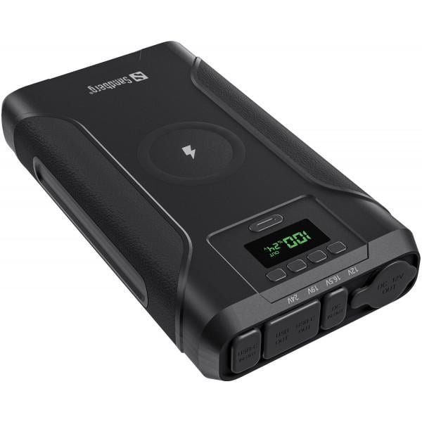 УМБ Sandberg Survivor 76800mAh DC91W PD100W2xUSB-С+USB-A18WCigar Lighter120WQI-15WPowerThru