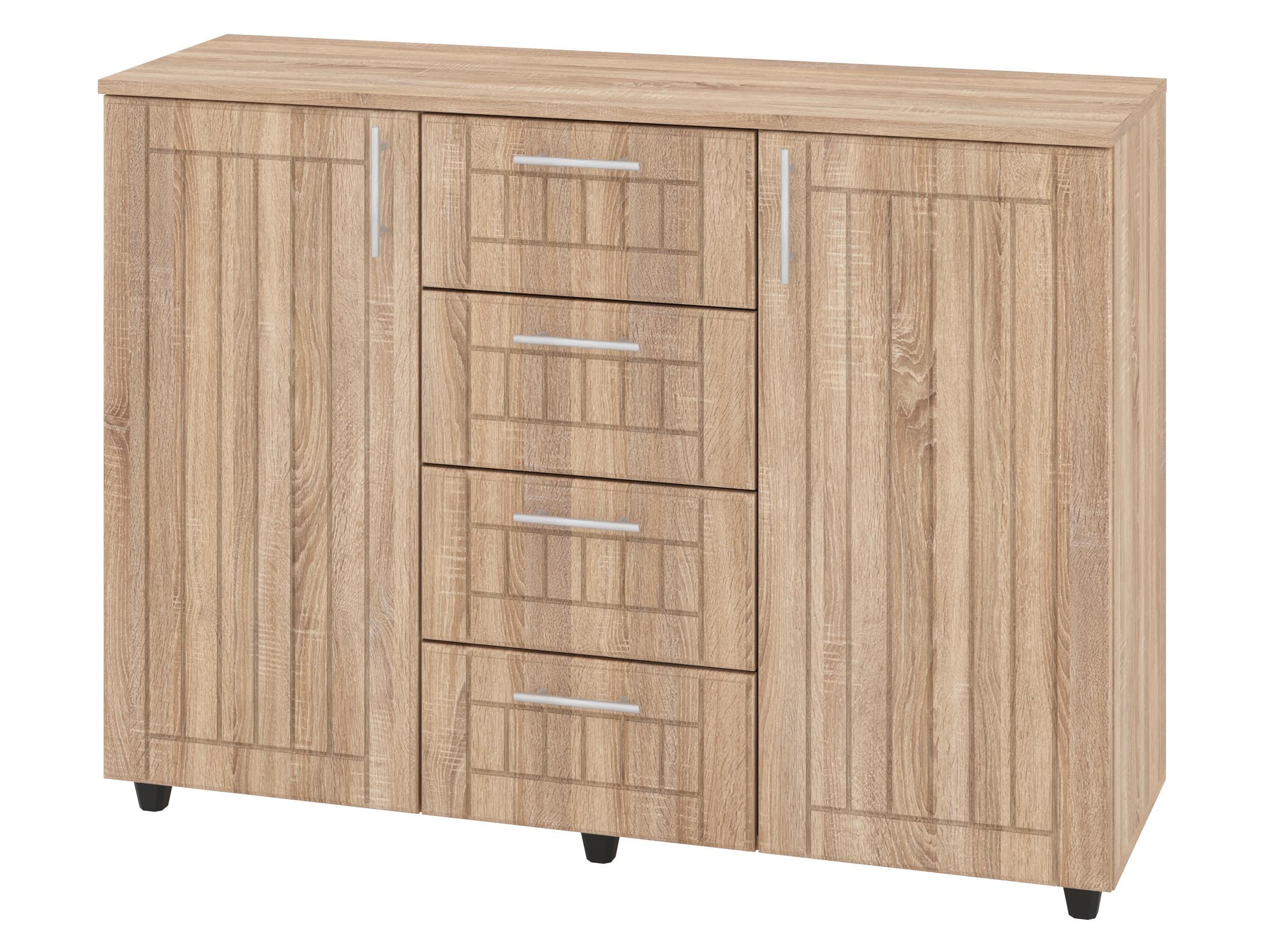 Комод с ящиками PEHOTIN К-4+2 МДФ ДСП/МДФ 120х38х87,5 см Дуб сонома (PN-100624) Комод с ящиками PEHOTIN К-4+2 МДФ ДСП/МДФ 120х38х87,5 см Дуб сонома (PN-100624)