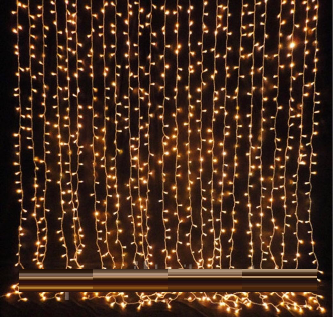 Гірлянда водоспад Xmas 360 Led WW-3 3х2 м теплий Білий (CK2)
