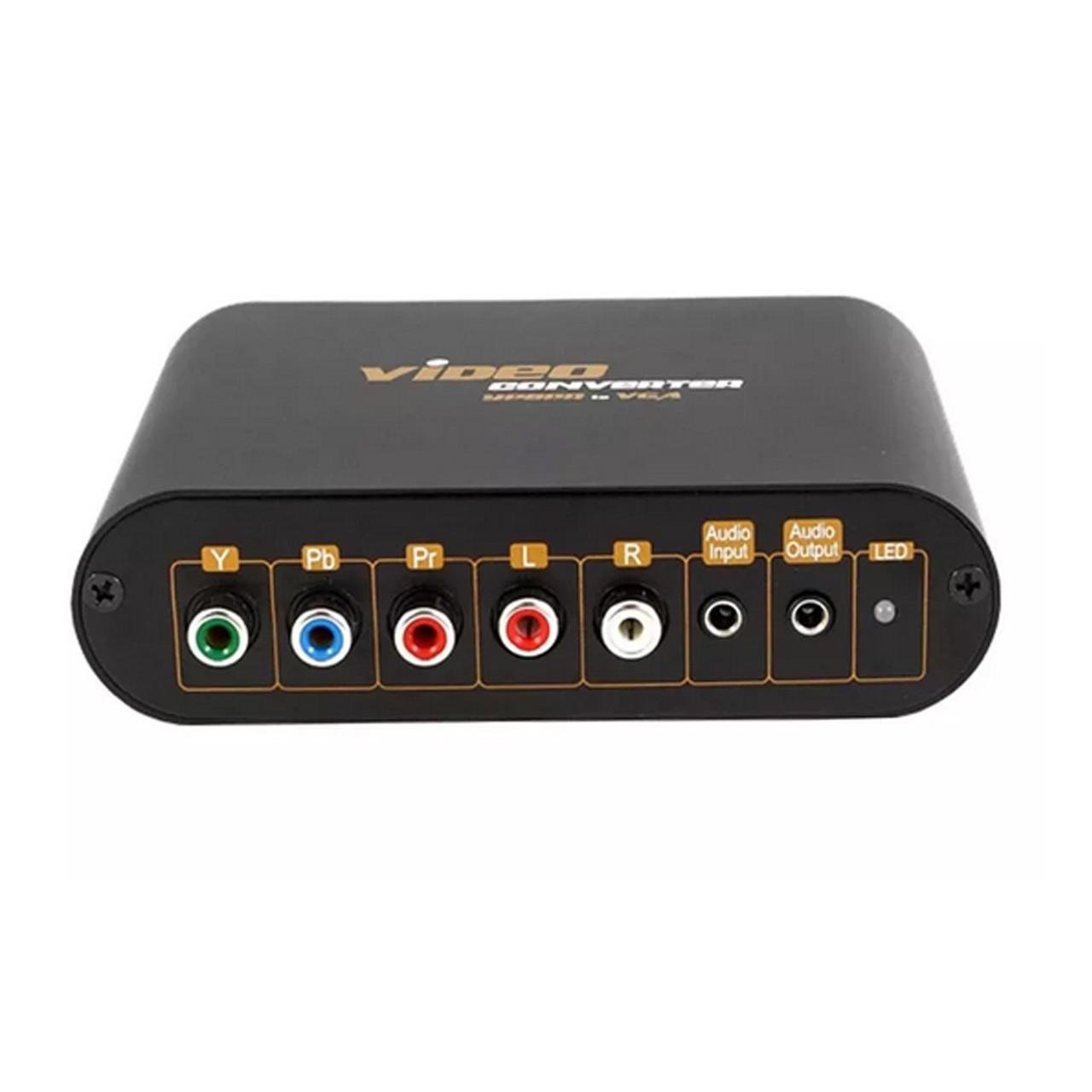 Перетворювач компонентного відеосигналу Lenkeng LKV7600 зі стерео аудіо на VGA зі стерео аудіо (000000825) - фото 2 Перетворювач компонентного відеосигналу Lenkeng LKV7600 зі стерео аудіо на VGA зі стерео аудіо (000000825) - фото 2