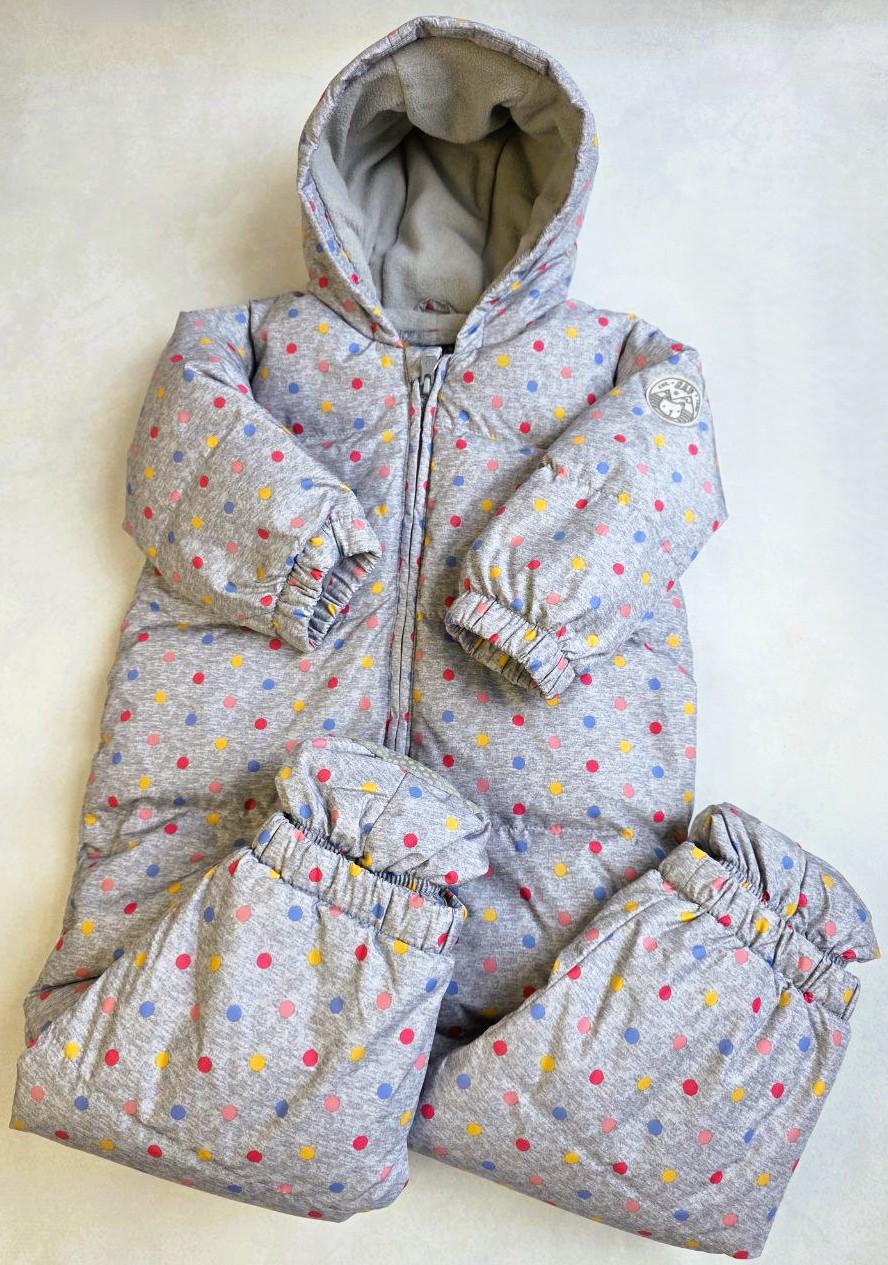 Комбинезон зимний для девочек GAP на флисе 74-80 см 12-18 месяцев (928672)