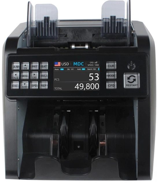 Счетчик банкнот Bcash MVC750 DUAL CIS (580510525) Счетчик банкнот Bcash MVC750 DUAL CIS (580510525)