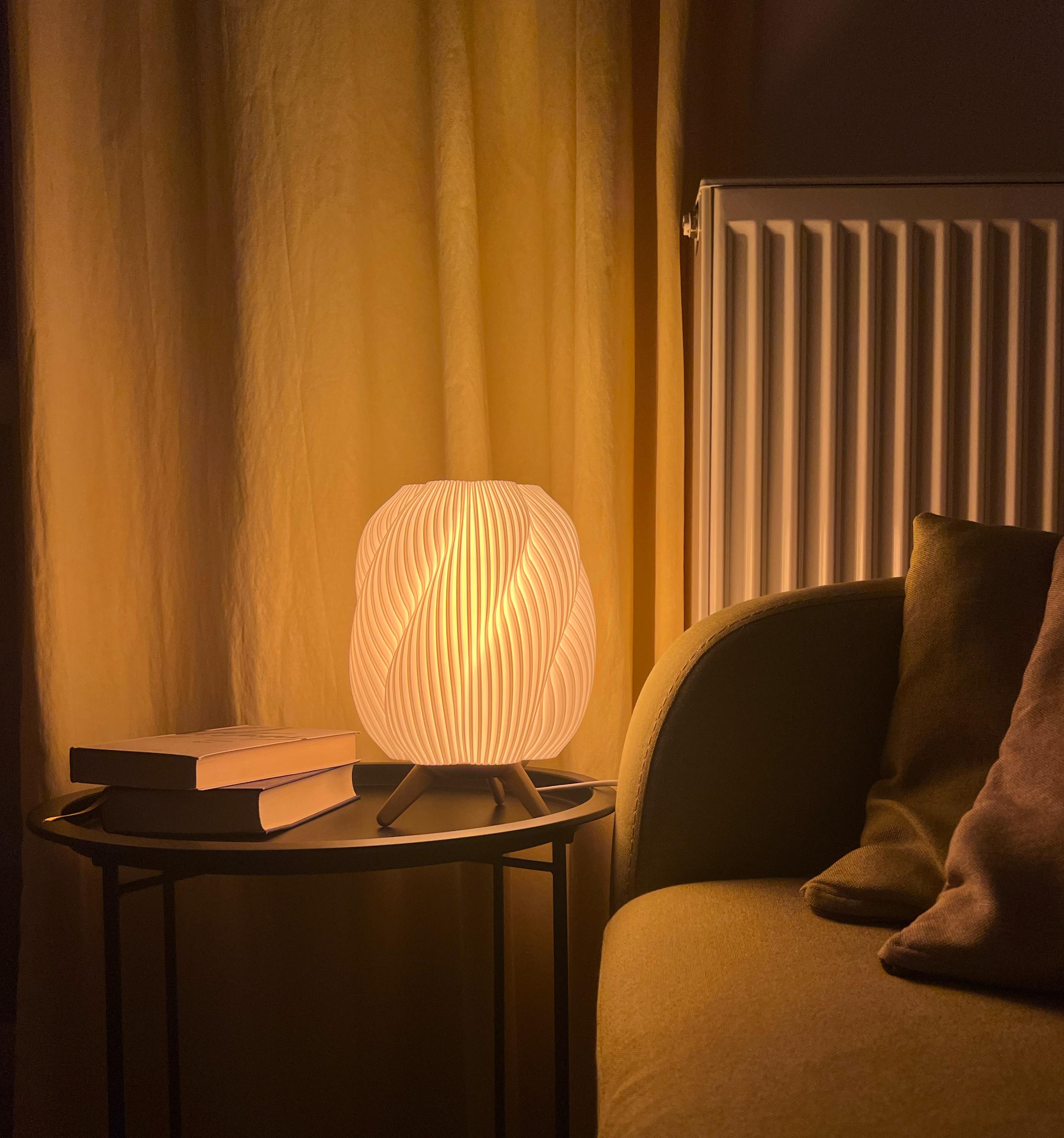 Настільна лампа TEPLO FLOWA L 3,1 Вт Е27 Білий (100101) - фото 5