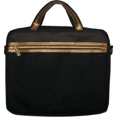 Сумка Continent CC-010 для ноутбука 10" легкая и практичная молния Black Caviar Черный (626393) - фото 3