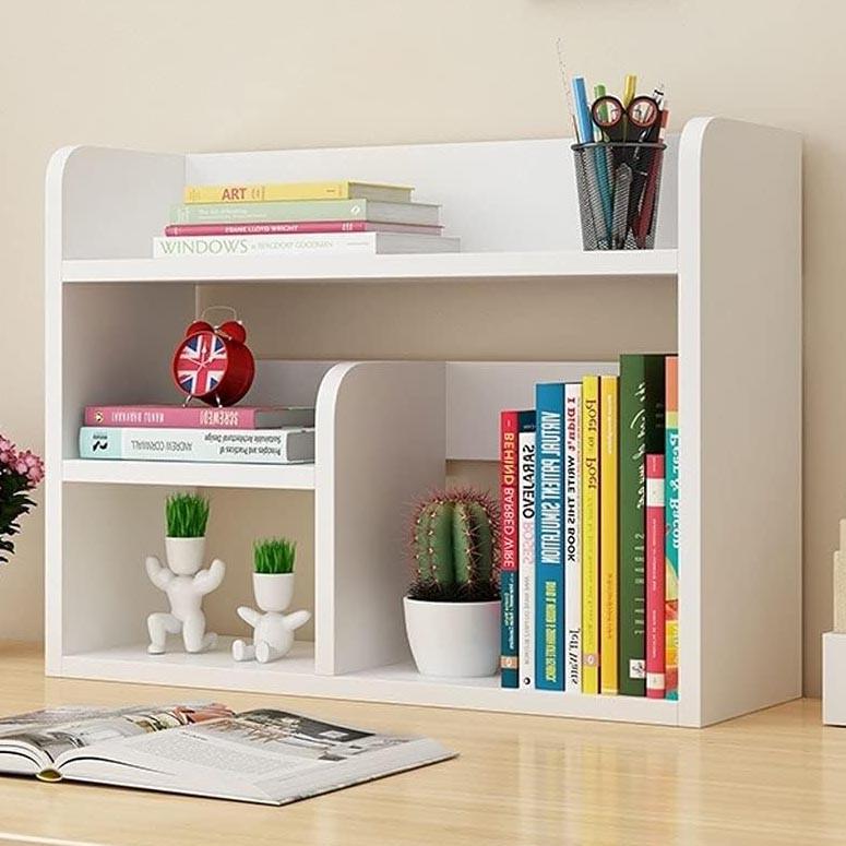 Полка-надстройка настольная из дерева Лонгол зефир (АКД-003620)