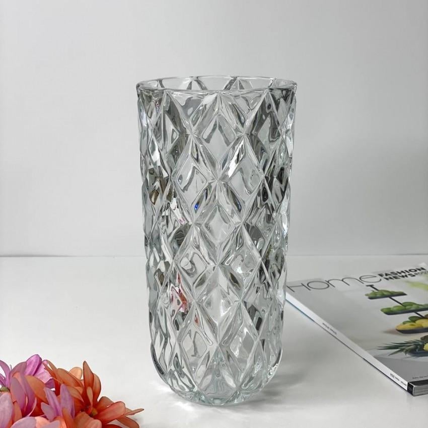 Ваза скляна Olens 102-873 Барса 13,6x27,8 см (2126287164)