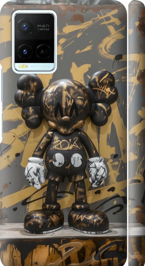 Чехол на Vivo Y21s Bronze kaws (6097m-2550-42517)