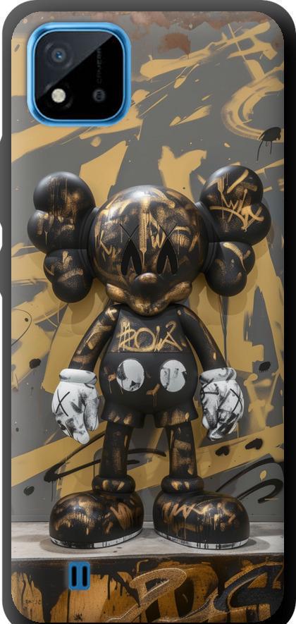 Чехол на Realme C11 2021 Bronze kaws (6097b-2485-42517)