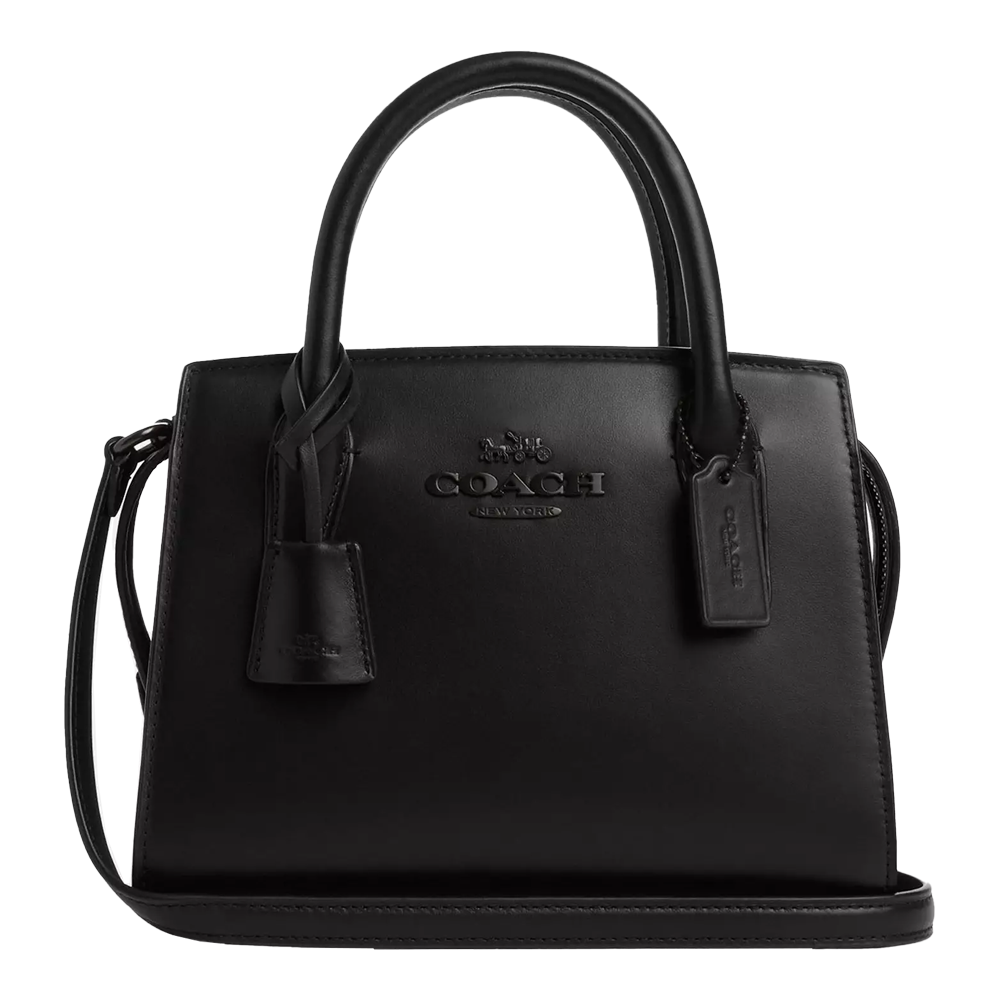 Сумка женская Coach Andrea Tote Bag Black Copper/Black (CH75)